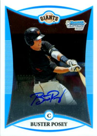 Image result for buster posey rookie card