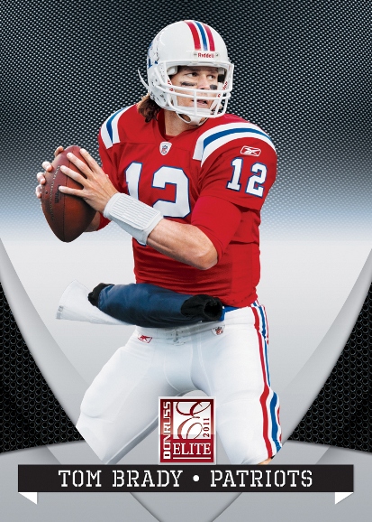 Tom Brady Joe Montana 2011 Elite Throwback Threads Game Used