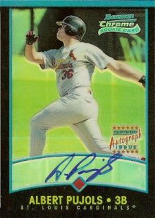 Albert Pujols Autographed 2001 eTopps Rookie Card #143 St. Louis Cardinals  Auto Grade Gem Mint 10 Beckett BAS #15496823 - Mill Creek Sports