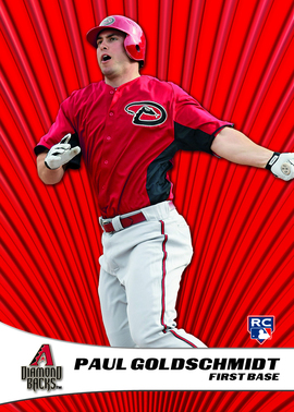 2011 Topps Update Baseball #US47 Paul Goldschmidt Rookie Card