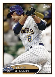 2012 Topps Update #271 - Ryan Braun All-Star 8 - NM/MT