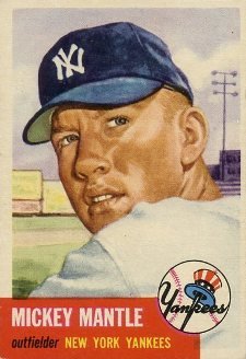 Mickey Mantle Signed 1951 New York Yankees Rookie Game Model