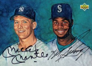 Facsimile Autographed Mickey Mantle New York Pinstripe Reprint