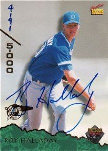 Stunning Roy Halladay Signed Heavily Inscribed Toronto Blue Jays