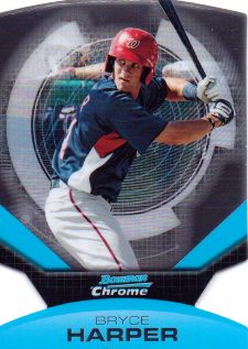 Sold at Auction: (Mint) 2011 Bowman Chrome Throwbacks Bryce Harper Rookie  Insert #BCT10 Baseball Card