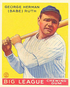 Reprint Lot With Roger Maris 1964 Babe Ruth 1933 Goudey