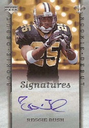 Framed Reggie Bush - New Orleans Saints Autograph Promo Print