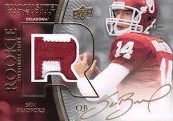 Signed Sam Bradford Jersey - 2010 Rookie Topps Prime 8 25