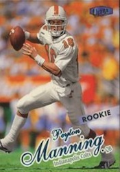 1998 Peyton Manning Press Pass Rookie Card in his Tennessee Volunteers  Uniform (Colts/Broncos Star Quarterback) - Shipped in an Acrylic Screwdown  Holder at 's Sports Collectibles Store