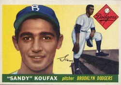 Sandy Koufax Signed 8x10 Los Angeles Photo. Graded 1964 TOPPS 