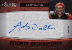 Andy Dalton Cards, Rookie Card Checklist and Autographed Memorabilia