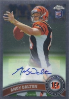 Andy Dalton 2011 Panini Absolute Prime Patch Auto Rookie 19/25 Bengals MT  26166