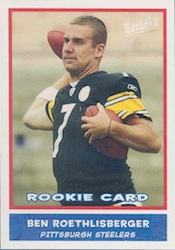 BEN ROETHLISBERGER 2004 Pigskin Futures Red Rookie Card 