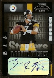 BEN ROETHLISBERGER ROOKIE CARD 2004 Topps Premiere Prospects