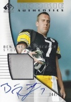 Ben Roethlisberger Memorabilia, Autographed Ben Roethlisberger Collectibles