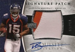 BRANDON MARSHALL WILLIAMS 2006 Upper Deck Rookie Futures Dual Jersey Auto  RC /50