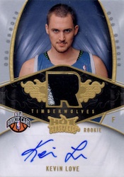 Kevin Love 2008-09 UD Black Rookie Signed Jersey Pieces Gold PATCH #SJ – Basketball  Card Guy