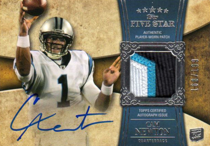 Cam Newton (Carolina Panthers) 2011 Topps Football #200 RC