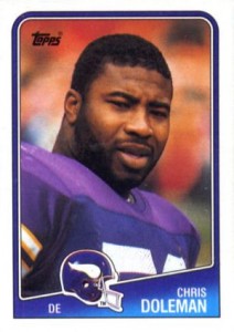 Chris Doleman - Minnesota Vikings (NFL Football Card) 1993 Skybox