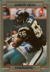 Junior Seau Jersey Football Card –