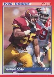 Men's USC Trojans #55 Junior Seau Red Limited Stitched College