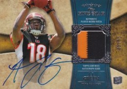 : Aj Green Topps 5-star Signature 2color Game Used Jersey Auto  6/25 Signed Card - Football Game Used Cards : Collectibles & Fine Art