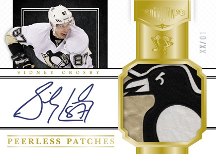 11/12 PANINI LIMITED GOLD SPOTLIGHT #82 SIDNEY CROSBY 21/25