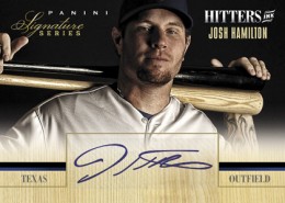 2012 Panini Signature Series Hitters Ink Josh Hamilton