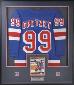 framed hockey jersey