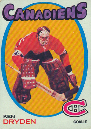 1971-72 Topps Hockey Ken Dryden RC