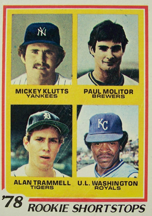 1975 1978 Topps 223 707 Robin Yount Paul Molitor Rookie Baseball Card Lot 2  NICE