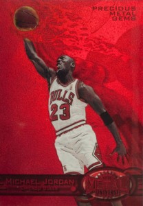 Michael Jordan Autographed Red Chicago Bulls M&N ROOKIE Jersey (front  signed)