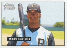 ANDREW MCCUTCHEN ROOKIE REFRACTOR TOPPS CHROME 2010 PITTSBURGH RC