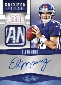 eli manning jersey card