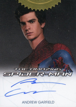2012 Rittenhouse Amazing Spider-Man Autographs Andrew Garfield as Spider-Man