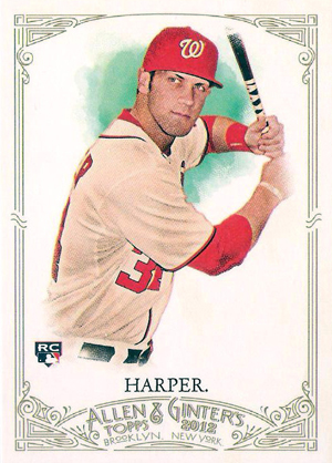 2012 Topps Archives #241 SSP Bryce Harper Phillies RC Rookie Card