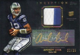  2012 Topps Inception DeVier Posey Rookie Game Worn Jersey Patch  Autograph Card : Collectibles & Fine Art