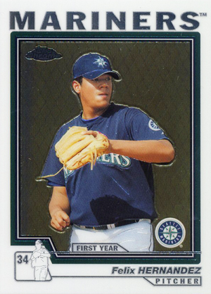 2005 TOPPS FELIX HERNANDEZ JUSTIN LEONE RC ROOKIE CARD at 's Sports  Collectibles Store