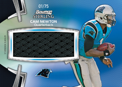 cam newton jersey card