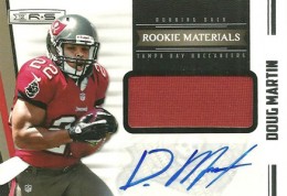 Doug Martin 2012 Exquisite Collection RC #148 Auto #75/99 Rookie