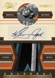 Tony Gwynn Autographed Card 2012 Playoff Prime Cuts Colossal Memorabilia  Signature # 23 Ltd Ed of 25