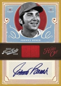 2012 Playoff Prime Cuts Baseball Set Checklist