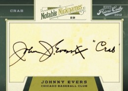 2012 Playoff Prime Cuts Baseball Set Checklist