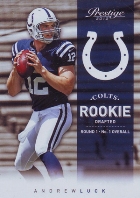 Andrew Luck 2012 Absolute War Room Materials Autographs Prime #4 6/25 :  Gulf Coast Breakers, Pensacola's Florida Largest Sport Card Dealer