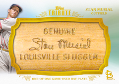 2013 Topps Tribute Baseball Bat Nameplate Relic Card 2013 Topps Tribute Baseball Cards 3