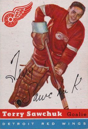 thumbnail image 2 of Terry Sawchuk Hockey Cards – Pick Your Card! Ungraded, NM Or Better, Various Sets 2 of 3