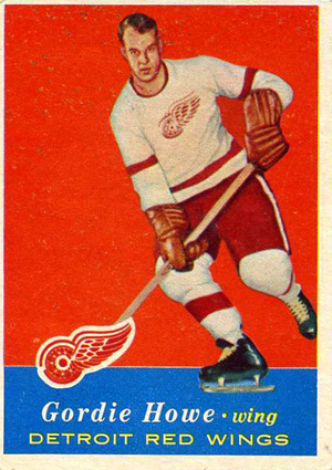 1957-58 Topps Hockey Gordie Howe