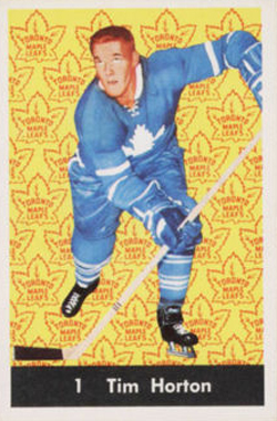 1961-62 Parkhurst Hockey Tim Horton