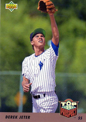 A rare Derek Jeter rookie card sold for nearly $100000 