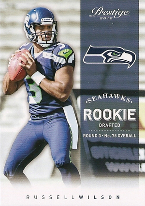 RUSSELL WILSON ROOKIE CARD College Baseball NC STATE Seattle Seahawk  Football RC